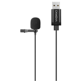 CKMOVA USB Condenser Lavalier Microphone, Windows or Mac USB-A Port Dedicated LUM2