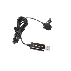 CKMOVA USB Condenser Lavalier Microphone, Windows or Mac USB-A Port Dedicated LUM2