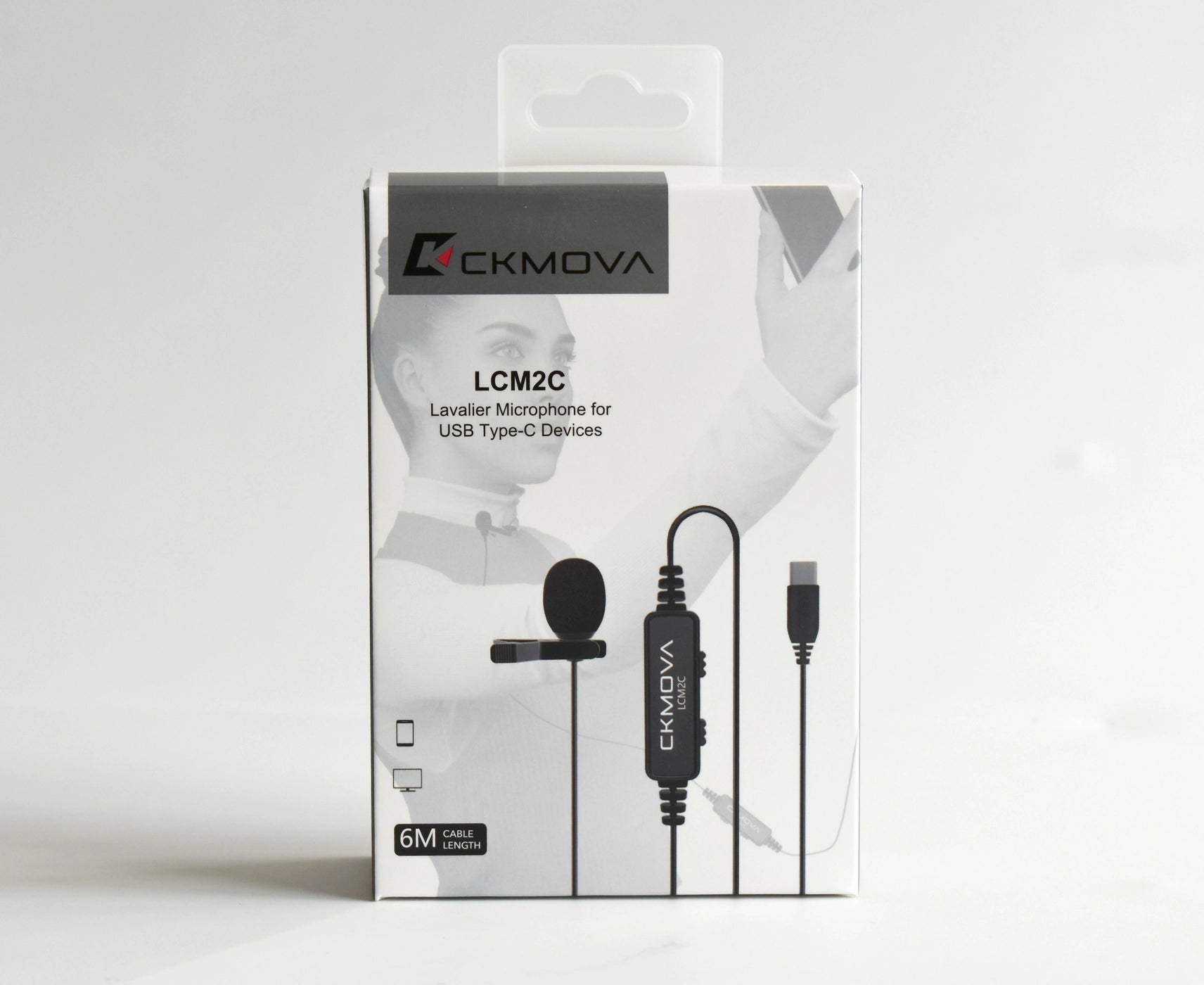 CKMOVA LCM Series Lavalier Microphone USB-C
