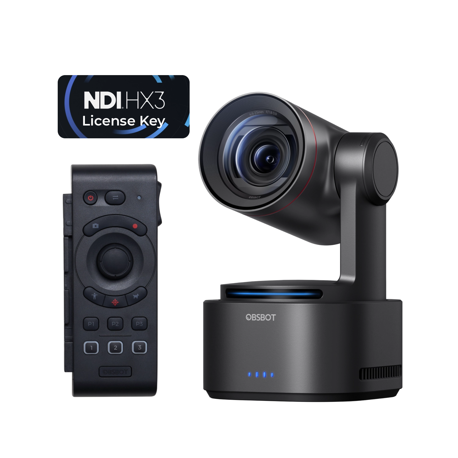 OBSBOT Tail 2 AI 3-axis gimbal PTZR live streaming camera, 4K ultra-high-definition live streaming camcorder