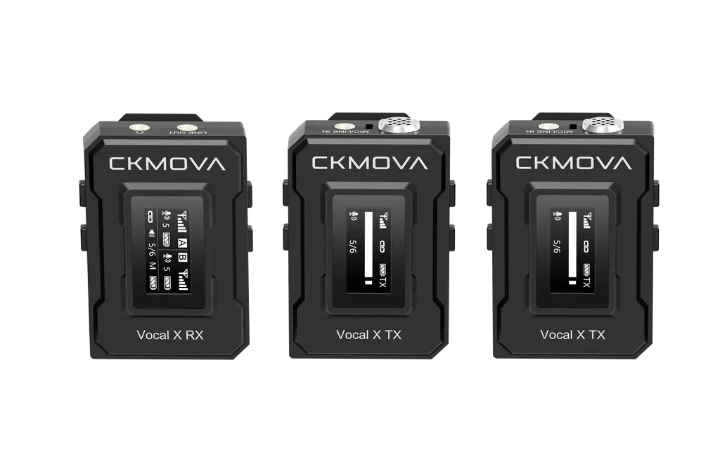 CKMOVA Vocal X 2.4GHz Dual-Channel Wireless Microphone