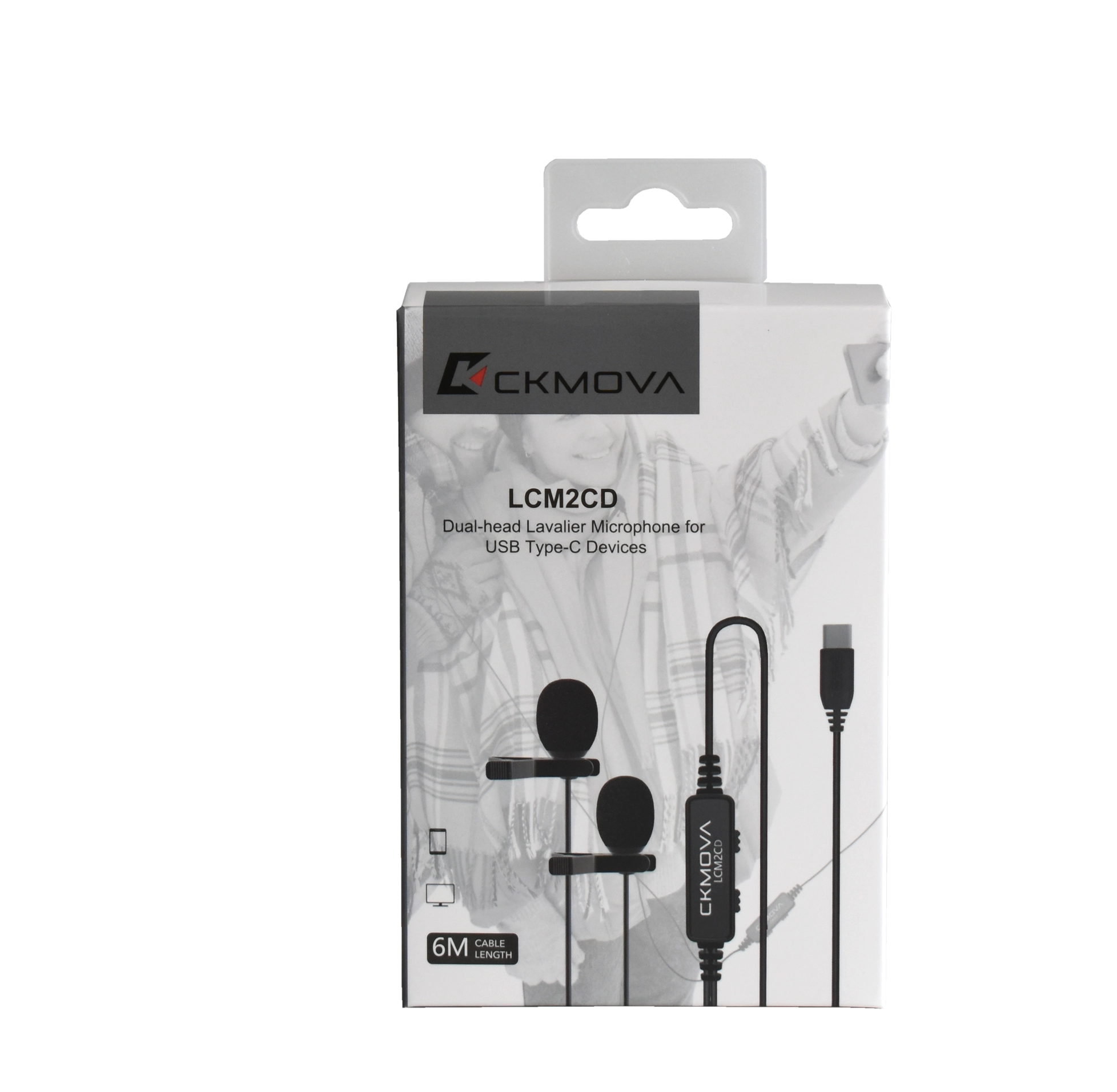 CKMOVA LCM Series Lavalier Microphone USB-C